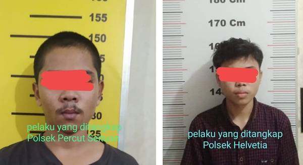 Dua Pelaku Pembacokan Pelajar SMA di Jalan Sumarsono Berhasil Diringkus