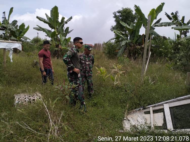 Dandim 0205/TK Letkol Inf Benny Angga Tinjau Pembangunan Pos Koramil 04/SE Di Jalan Jahe