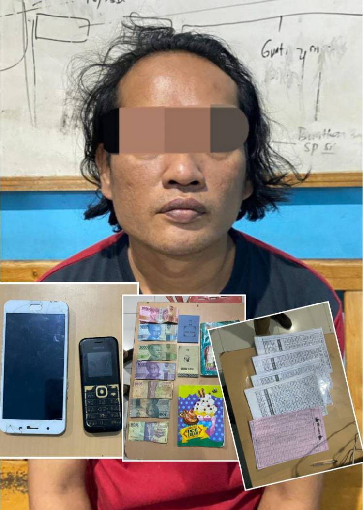 Buka Lapak Di Teras Rumah, Jurtul Togel Di Giring Polisi