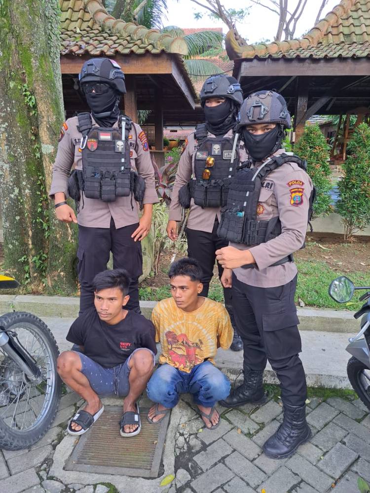 Terima Pesan dari Akun Tiktok, PRC Polda Sumut Tangkap 2 Pelaku Curanmor