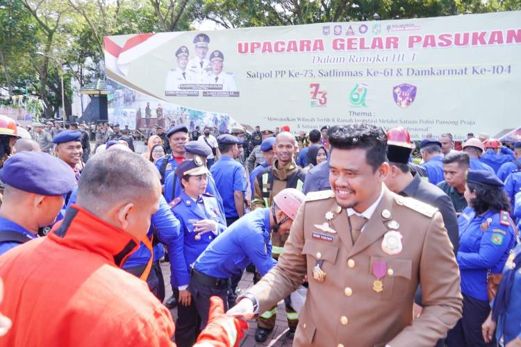 Bobby Nasution Akan Bangun Beberapa Fasilitas Damkarmat Tahun Ini