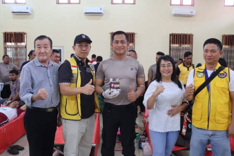 Polres Belawan Gelar Donor Darah