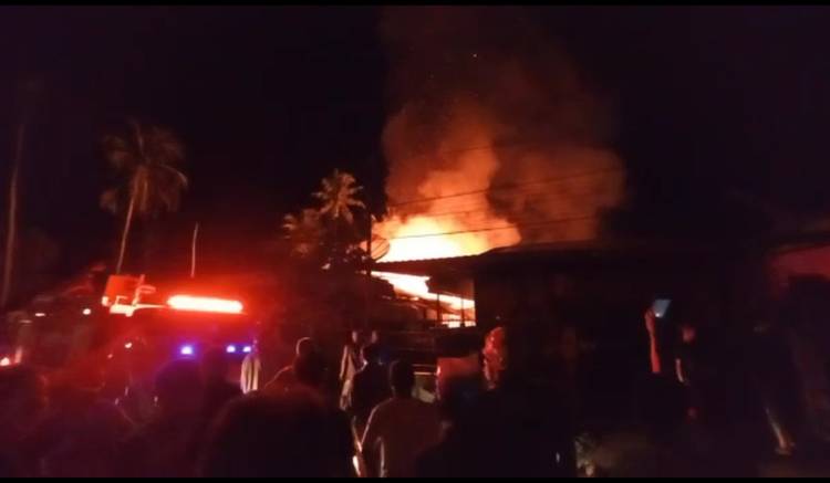6 Rumah di Tapteng Hangus Terbakar