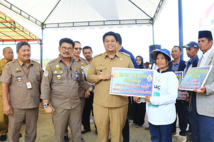 KPT Samosir Pertama di Sumut Diresmikan Menteri Pertanian