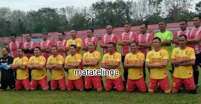 Laga Sepak Bola Kodim 0208 Asahan FC Lawan Polres Asahan FC Seru.