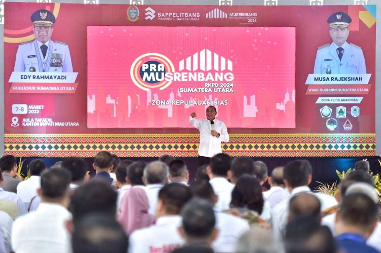 Pra Musrenbang Zona Kepulauan Nias, Tahun 2024 Ini Fokus Edy Rahmayadi Di Nias