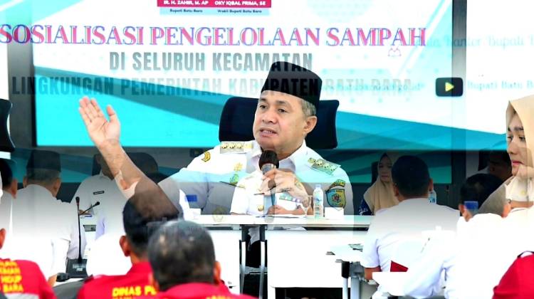 Sosialisasi Pengelolaan Sampah, Bupati Zahir : Mindset Hidup Bersih Harus Dibudayakan