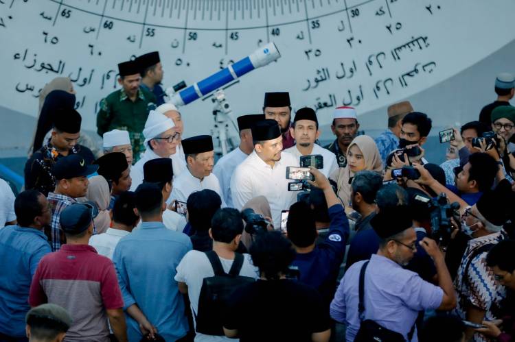 Wali Kota Medan  Pantau Hilal Awal Ramadhan 1444 H  di OIF UMSU