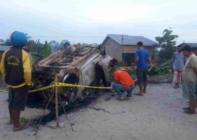 2 Pencuri Lembu Tewas Dimasa di Beringin, Mobil Dibakar