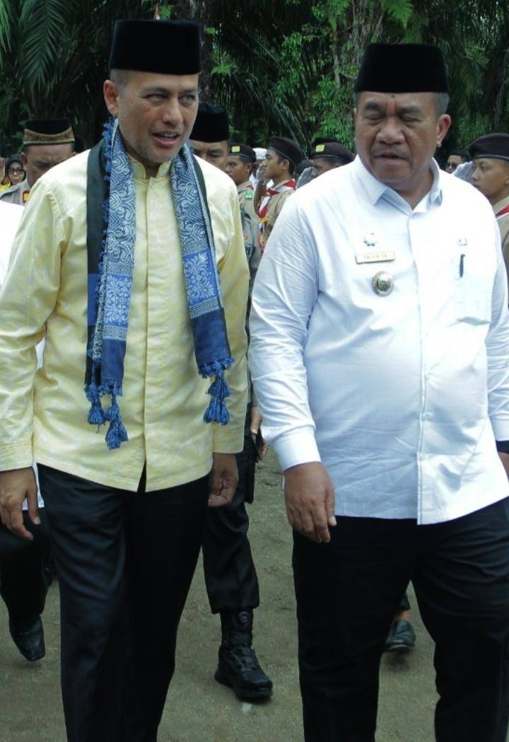 Wagubsu Resmikan Masjid Musyahadah Kecamatan Rahuning
