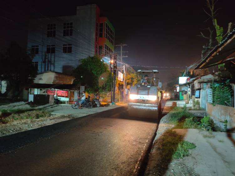 Jalan Pelita IV Selesai Diaspal, Masyarakat Semakin Nyaman Berkendara