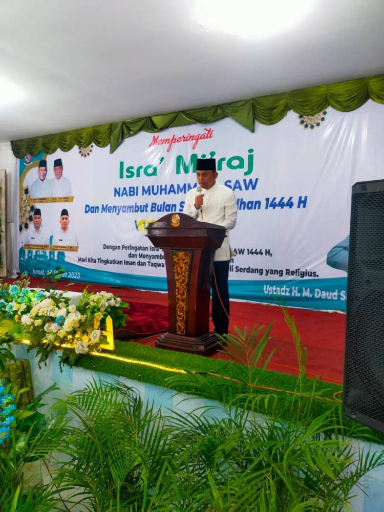 Disdik Deli Serdang Peringati Isra Mi'raj 1444 Hijriah
