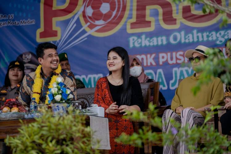 Buka Porseni Tingkat SMP, Bobby Nasution : Ciptakan Jiwa Jujur & Sportif