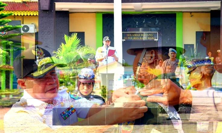 Bupati Zahir Pimpin Apel Gelar Pasukan Operasi Keselamatan Toba 2023