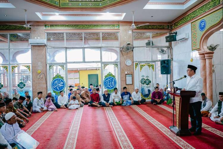 Safari Ramadhan 1444 H, Aulia Rachman : Bantu Tingkatkan Moral Anak & Selalu Cinta Masjid