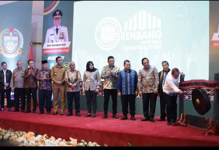 Wabup Madina Hadiri Pra Musrenbang RKPD 2024 di Tapanuli Selatan