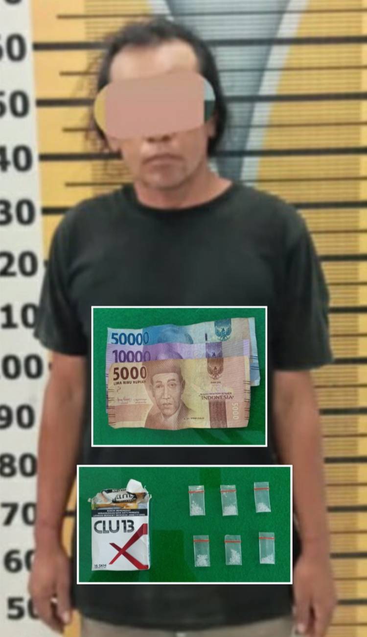 Pemilik 1,18 Gram Shabu Tak Berkutik