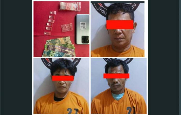 Bos dan Kurir Narkoba Dibekuk Polres Labuhanbatu