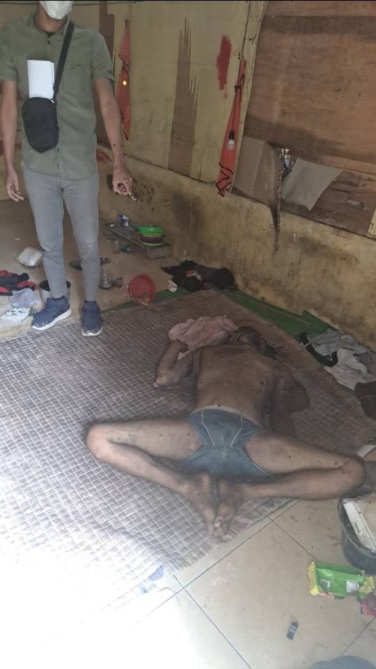 Gegerkan warga Perbaungan,  Mayat Tumpal membusuk di dalam rumah