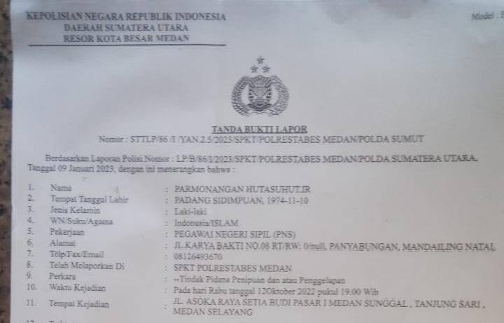 Penyidik: "Ijn Bang, Hari Kamis Kita Lakukan Pemanggilan  Mantan Plt Kadis Pendidikan Madina