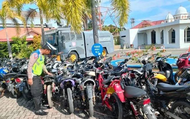 Puluhan Septor Pakai Knalpot Blong dan Resahkan Masyarakat, Polisi Bertindak