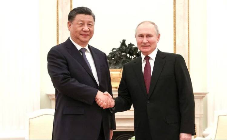 Presiden Rusia Vladimir Putin Dan Presiden China Xi Jinping Bertemu Di Moskow, Bahas Apa?