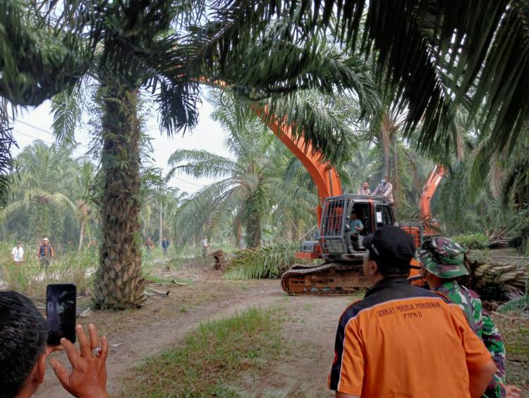 Ratusan Aparat Gabungan Amankan Okupasi di Kebun Bulu Cina PTPN2