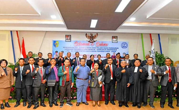 Pengurus PGI-D Batu Bara Dilantik, Bupati Zahir Ajak Sukseskan Pemilu 2024