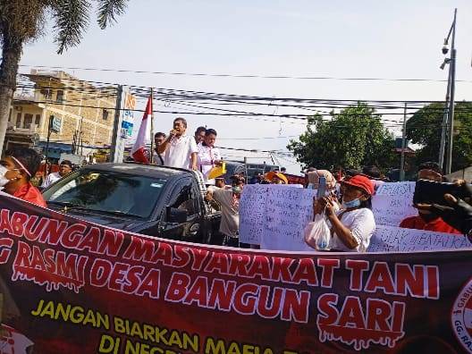 Gabungan Masyarakat Kelompok Tani Desa Bangun Sari Kecamatan Tanjung Morawa Tolak Keputusan PN Lubuk Pakam