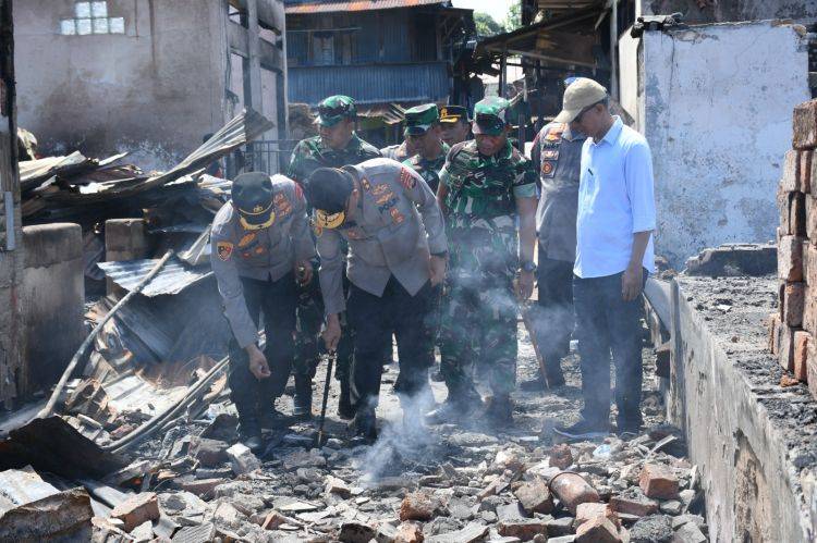 Korban Kebakaran Sorong dapat Bantuan