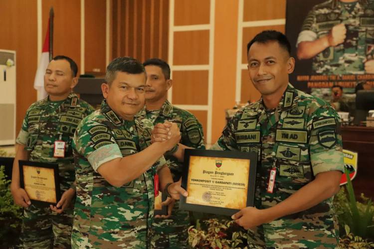 Pangdam I/BB Sampaikan Visi-Misi dan Pokok-Pokok Kebijakan serta Strategi TA 2023 kepada Seluruh Dansat