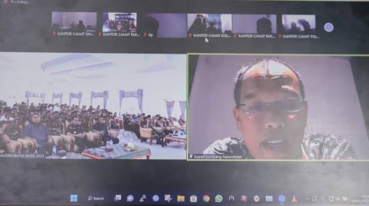 Bupati Humbahas Buka Musrenbang RKPD