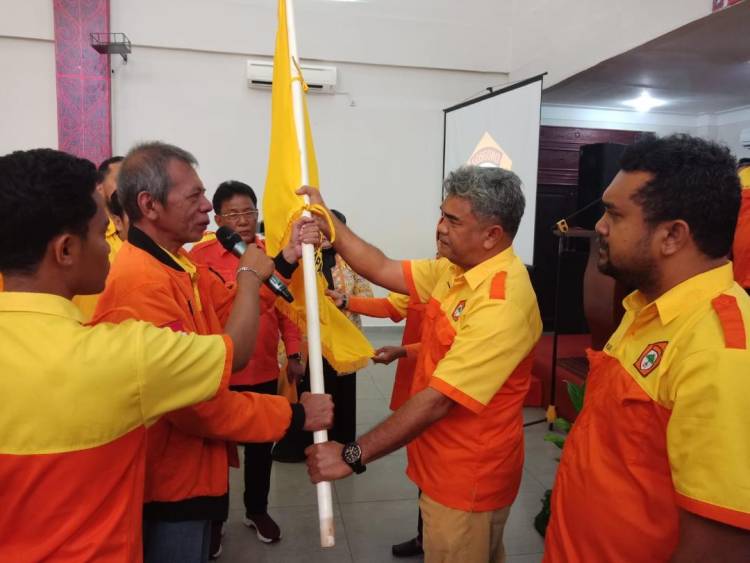 Waket DPRD Tapteng Dilantik Jadi Ketua Kosgoro 1957