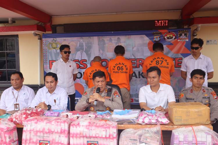 Polres Tarakan Bekuk Oknum Kepala Kantor Pos Terkait Peredaran Kosmetik Asing Ilegal