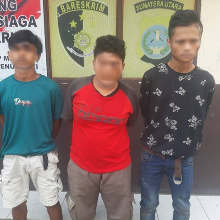 Polsek Percut Sei Tuan Dan Sat Narkoba Polrestabes Medan Gerebek Kampung Narkoba, 3 Pemuda Berhasil Ditangkap