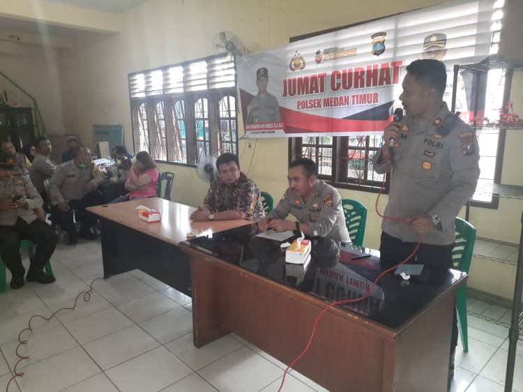 Polsek Medan Timur Dengarkan Keluhan Warga Gaharu Keluhkan Petasan