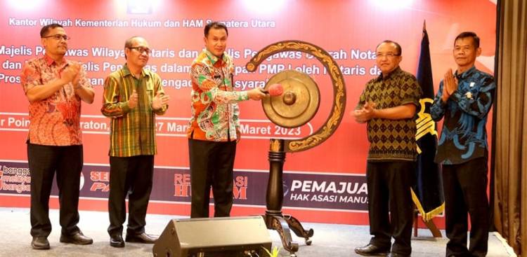 Kakanwil Sumut Buka Rapat Koordinasi Majelis Pengawas Notaris Provinsi Sumatera Utara