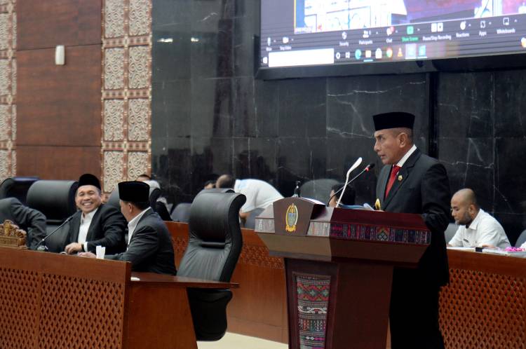 Gubernur Sampaikan LKPj Akhir Tahun Anggaran 2022,  Capaian 14 Penghargaan, Pertumbuhan Ekonomi  Signifikan Hingga Produksi Pangan