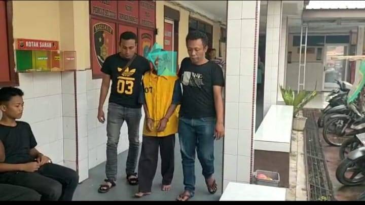 Polsek Percut Seituan Ringkus Maling Baja Kran Air Bendungan