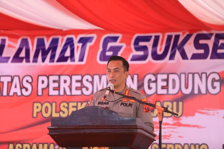Resmikan Gedung Baru Polsek Pantai Labu dan Asrama Polresta Deli Serdang, Kapolda Sumut Bilang Begini