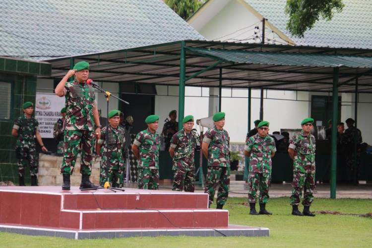 Jelang Tugas Operasi Pamtas Papua Barat, Danrem 032/Wbr Uji Alarm Steling Yonif 133/YS