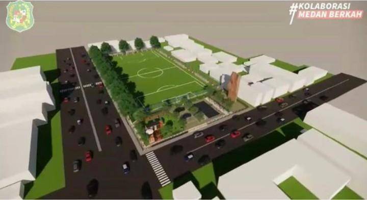 Pulungan Harahap : Revitalisasi Lapangan Gajah Mada Akan Selesai Sebelum Idul Fitri