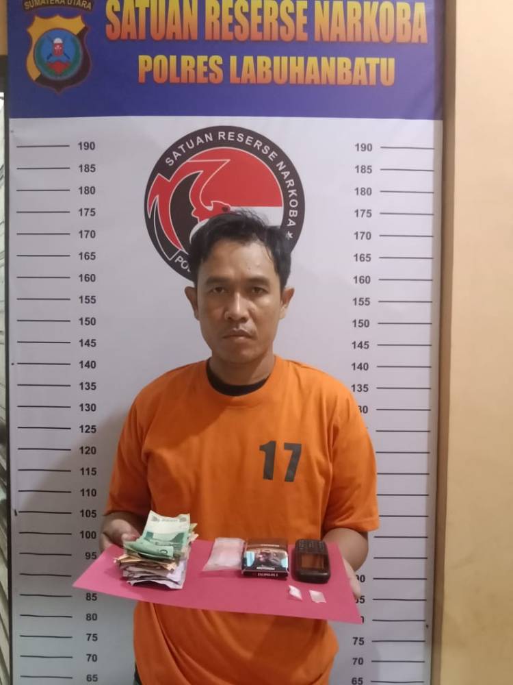 Pengedar Sabu Dijebloskan ke Sel Polres Labuhanbatu