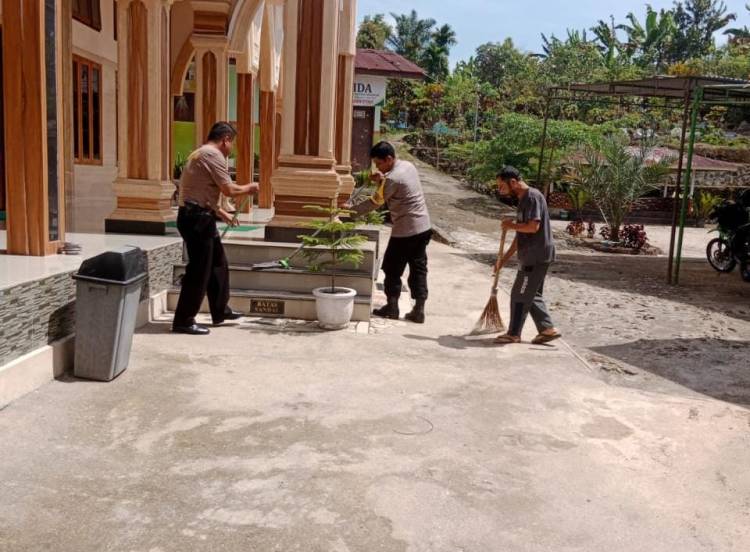 Sambut Ramadhan, Polres Simalungun dan Polsek Jajaran Gelar Serentak Bakti Ramadhan di Masjid-Masjid