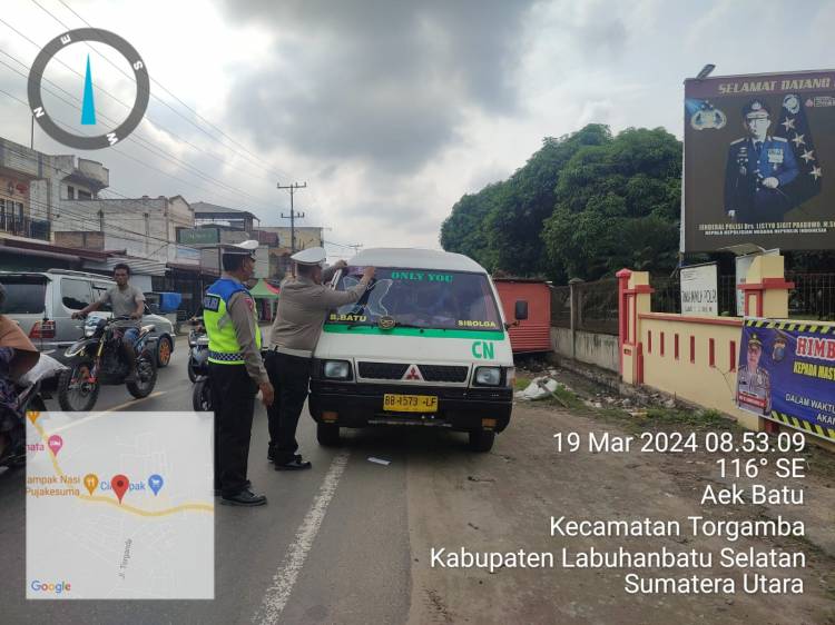 Ops Keselamatan Toba 2024 Polres Labusel Tindak 359 Pelanggar Lalin
