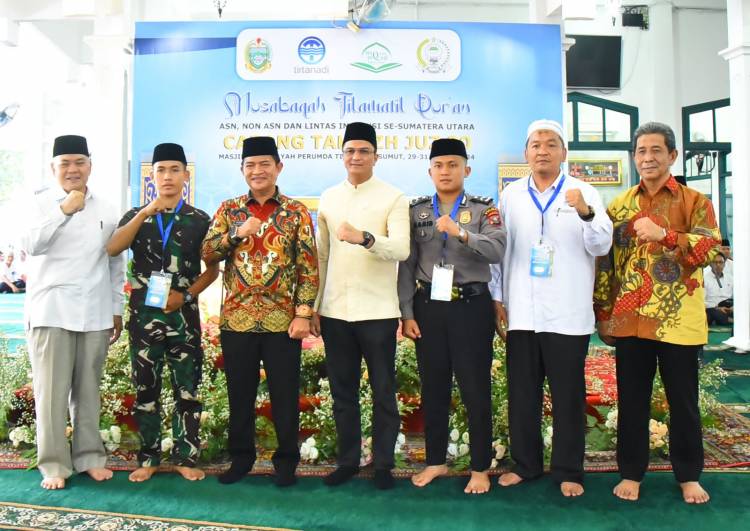 Pj Gubsu Buka MTQ ASN Non ASN Lintas Instansi se Sumut  Perumda Tirtanadi Jadi Tuan Rumah