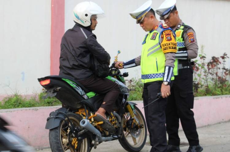 Ops Keselamatan Toba 2024 Polres Nias Jaring 54 Pelanggar, Laka Lantas Nihil
