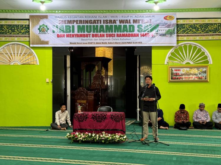 RS Adam Malik Peringati Isra&rsquo; Mi&rsquo;raj dan Sambut Bulan Ramadhan 1445 H