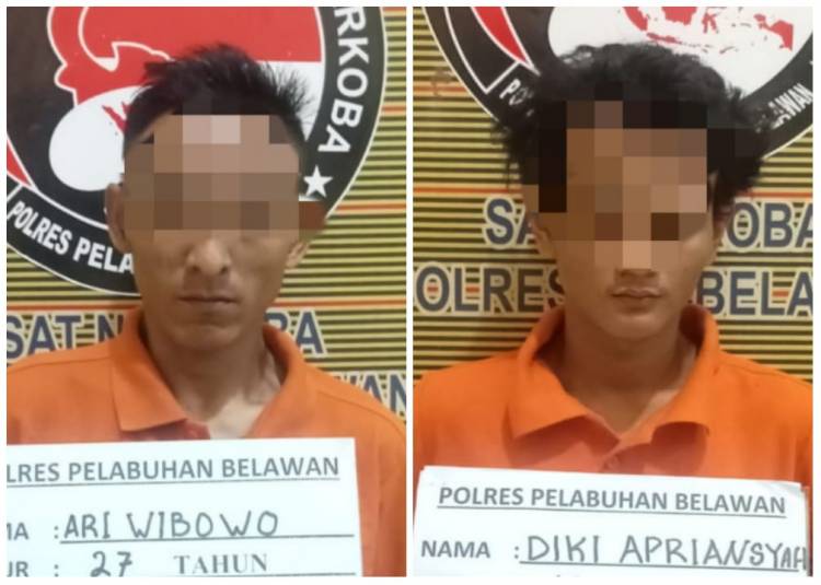 Sat Narkoba Polres Pelabuhan Belawan Sukses Tangkap 2 Pengedar Narkoba Di Mabar Hilir