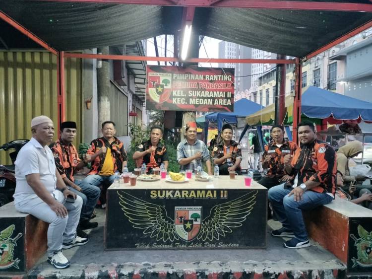 PAC Pemuda Pancasila Medan Area, Menghadiri Buka Puasa Bersama Pimpinan Dan Ketua-ketua Anak Ranting Sukaramai II.